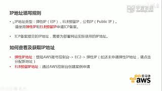 AWS 云计算培训课程2020 P38 7 3 AWS （中国）用户如何申请ICP备案