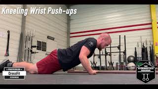 Kneeling Wrist Push-ups: Gymnastics Programming