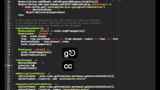 Confirm selection with typing (atom autocomplete-plus)