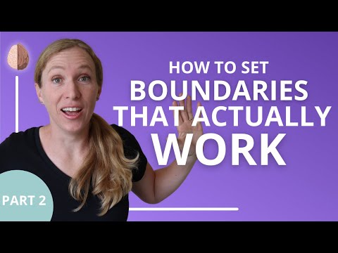 What are the three most important boundaries that every person deals with?