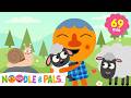 Noodle Had A Little Lamb + More | Spring Nursery Rhymes And Preschool Fun! | Noodle & Pals