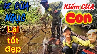 c90.Kiếm cua thiên nhiên bằng cách đơn giản mà hiệu quả nhất và cách bắt cua độc lạ của ông Cậu...