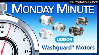 Leeson Washguard Motors  - Monday Minute at AutomationDirect