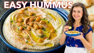 The Best Hummus Recipe - HOW TO MAKE HUMMUS