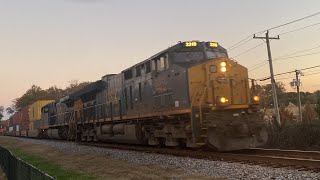 CSX 3310 with an absolutely stunning K5LA leads a very short I038! 11-7-2022