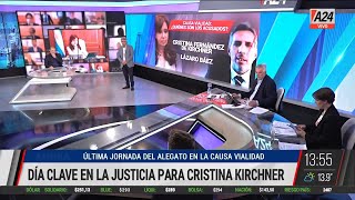 🔴 Causa Vialidad: día clave en la Justicia por el alegato a Cristina Kirchner I A24