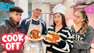 BOYS vs GIRLS EXTREME COOK OFF CHALLENGE!!