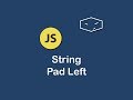 string pad left in javascript