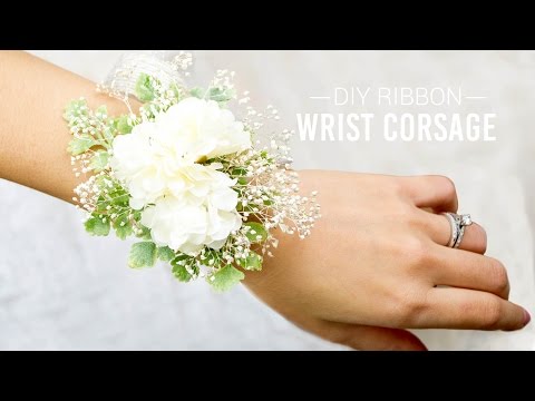 DIY Ribbon Wrist Corsage | Simple and Easy DIY Ribbon Wrist Corsage | Simple and Easy