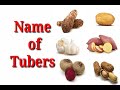 Name of Tubers.