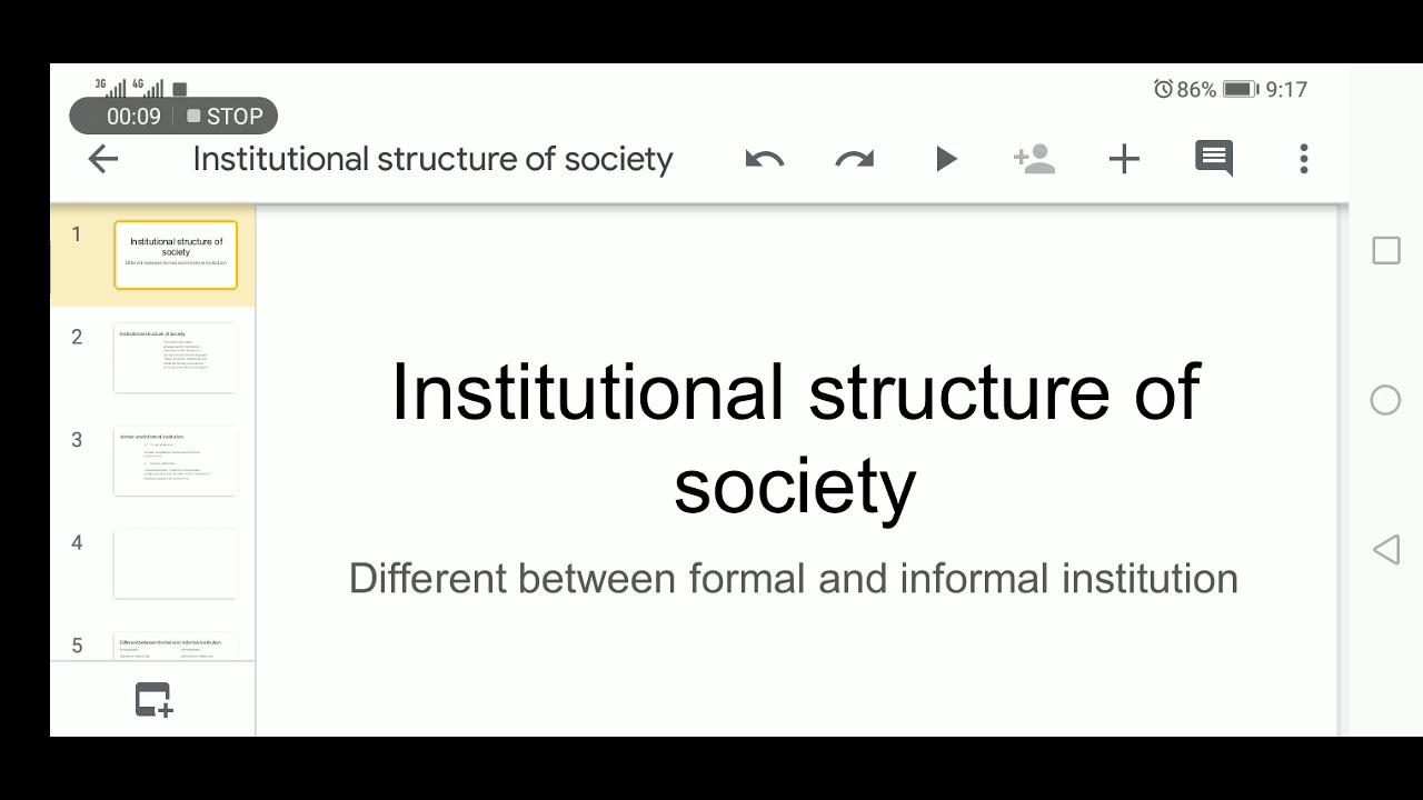 Different Between Formal And Informal Institution - YouTube