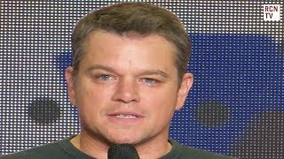 Matt Damon Interview Downsizing Premiere