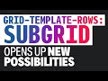 You can't do this without subgrid