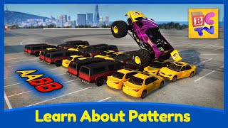 Learn About Patterns for Kids with Cars, Trucks and Trains
