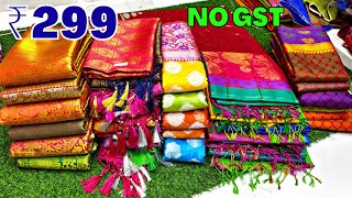 బనారసీ చీరలు Single Courier - Madina Wholesale Fancy Banarasi Pattu Sarees Hyderabad