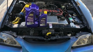 How to do a Oil Change On a 96-04 4.6 V8 Mustang