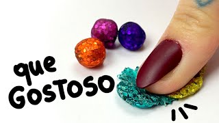 TESTANDO GLITTER DOTS DA CRAYOLA - PARECE UMA ESPINHA CHEIA DE GLITTER DENTRO 🤢