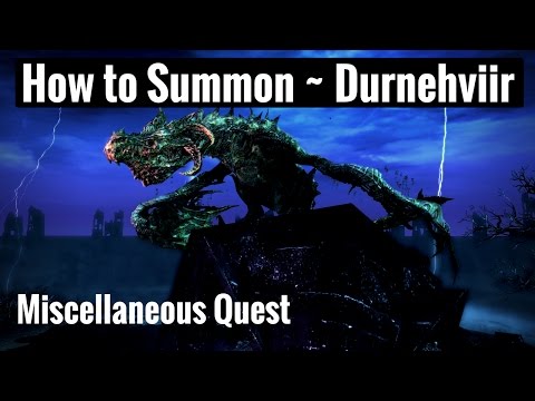How to Summon DURNEHVIIR & Soul Tear Shout - Skyrim Remastered How to Summon DURNEHVIIR & Soul Tear Shout - Skyrim Remastered