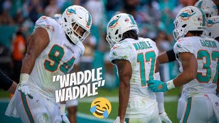 Jaylen Waddle Doing The Waddle ||