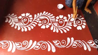 Featured image of post Door Alpana Designs For Border These new rangoli designs are easy to make