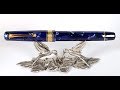 OMAS Paragon Fountain Pen in Blue Royale Celluloid