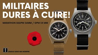 Marathon, des montres dures à cuire avec un riche passé militaire. SSGPM 36MM et GPM 34 MM