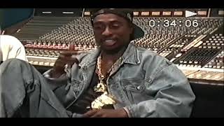 Tupac, Ice Cube, and Ice T In The Studio 1993 Rare Footage