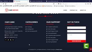 Wordpress Theme Development part - 11 : How to Create a Custom Widget and sidebar register part-2