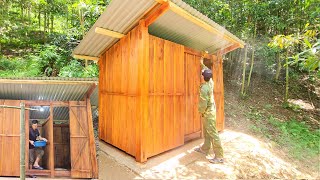 FULL video 30 days. build bathroom and toilet alone from start to finish | Nông Văn Bình