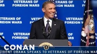 Obama Is Milking The Bin Laden Assassination | CONAN on TBS