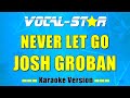 Josh Groban - Never Let Go (Karaoke Version) with Lyrics HD Vocal-Star Karaoke