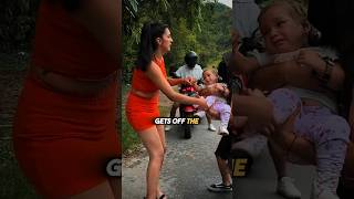 Brave \u0026 Kind Girl Saves a little Child from Kidnappers! 🌟👶. #Kind #brave #tiktok #shorts