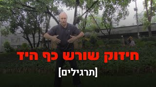 חיזוק שורש כף היד