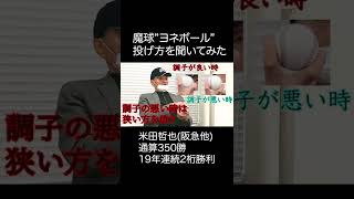 【永久保存版】米田哲也の魔球『ヨネボール』の投げ方を完全公開！