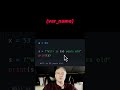 Put a variable's value (interpolate) in a Python string 🐍 #shorts #python