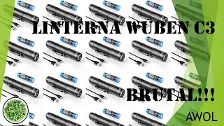 LINTERNA🔦 WUBEN C3 1200 lumen : Test de campo nocturno!!!!