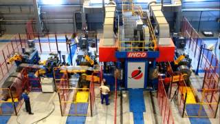 IV high reversing cold rolling mill for carbon steel narrow width and high speed