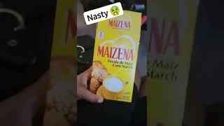 This was the 1st time I tried Maizena 🥺😫🤮 #cornstarch #cornstarchpowder #maizena