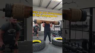 Log press 308 LBS (140Kg)