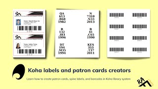 Koha labels and patron cards