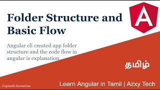 2) Angular Folder structure | Basic code flow | Learn Angular in Tamil | Azxy Tech