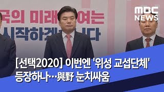 [선택2020] 이번엔 '위성 교섭단체' 등장하나…與野 눈치싸움  (2020.04.17/뉴스데스크/MBC)