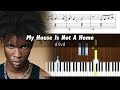 d4vd - My House Is Not A Home - Piano Tutorial with Sheet Music