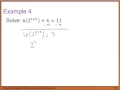 precalc 3.4 exponential and log eqns