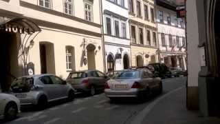 Main Market Square in Krakow - route to the hotel Wyspianski with parking