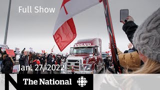 CBC News: The National | Protest convoy, At Issue, Hero pay