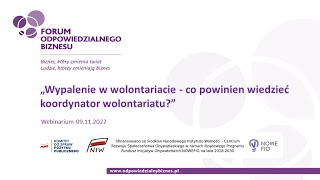 Wypalenie w wolontariacie – co powinien wiedzieć koordynator wolontariatu?