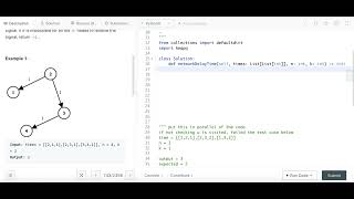 Network Delay Time - Leetcode 743 - Dijkstra's Shortest Path - Python