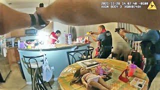 Bodycam Footage of Police Shooting Man Armed With a Knife in Baltimore, Maryland