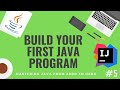 Creating First Hello World Java Application - [ Mastering Java Course #5]